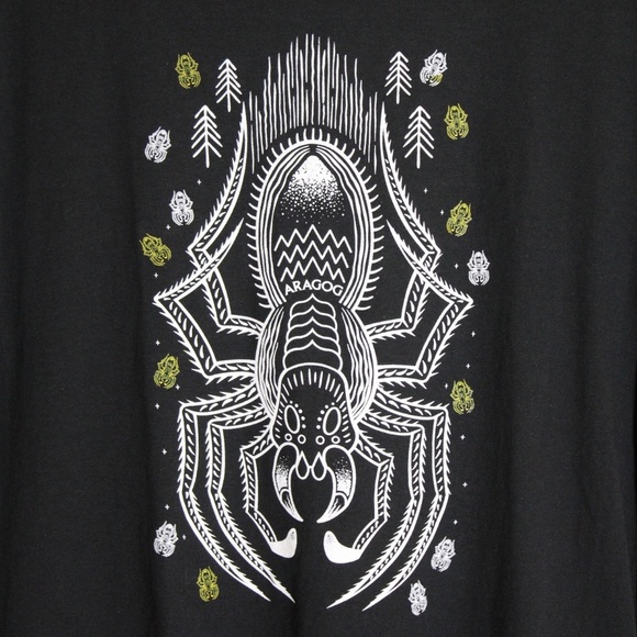 Harry Potter Aragog Black T Shirt Mens Medium - Picture 3 of 4
